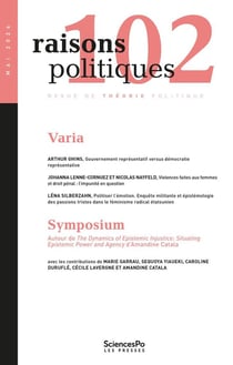 Revue raisons politiques n.102 : Varia