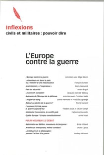 Inflexions n.33 : l'Europe contre la guerre