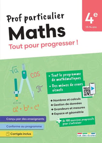 Prof particulier : Maths : 4e - Tout pour progresser !