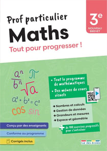Prof particulier : Maths : 3e - Tout pour progresser !