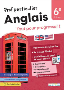 Prof particulier : Anglais : 6e - Tout pour progresser !