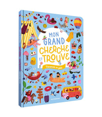 Mon grand cherche et trouve - Vacances en folie : Un livre grand format avec plus de 350 éléments à retrouver !