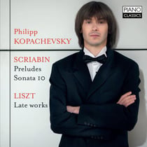 Philipp Kopachevsky joue Scriabine et Liszt : oeuvres pour piano.