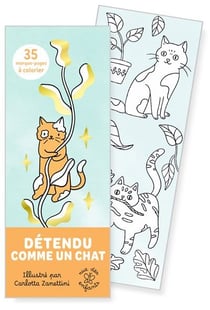 Marque-pages - Détendu comme un chat