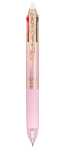 Stylo 4 couleurs Pilot - FriXion Ball 4 Colors - Corps dégradé rose - pointe fine
