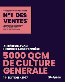 5000 QCM de culture générale (édition 2027)