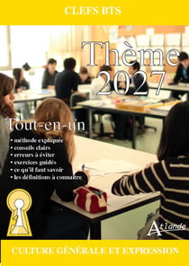 BTS : Culture générale et expression, Thème 2027