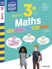 Cahier du jour / cahier du soir : Maths : 3e - Conçu et recommandé par les enseignants