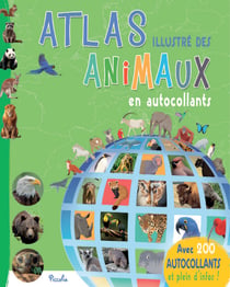 Atlas des animaux en autocollants