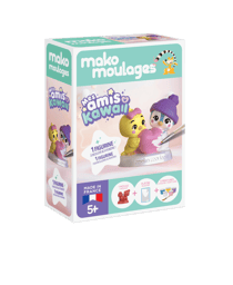 Mes amis Kawaii - Coffret unitaire animaux - Mako moulages