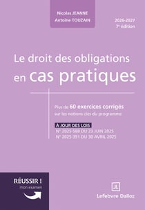 Le droit des obligations en cas pratiques (7e édition)