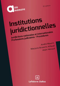 Institutions juridictionnelles (15e édition)