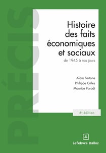Histoire des faits économiques et sociaux de 1945 à nos jours (6e édition)