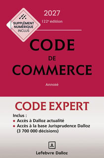 Code de commerce (édition 2027)