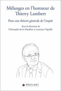 Mélanges en l'honneur de Thierry Lambert - Pour une théorie générale de l'impôt