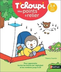 T'choupi Mes points à relier - Lettres et nombres 3-4 ans PS