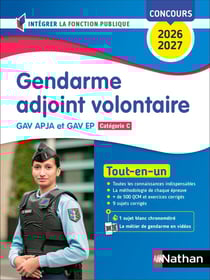 Concours Gendarme adjoint volontaire - Catégorie C 2026/2027