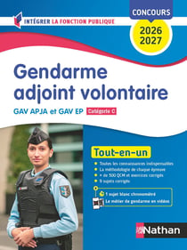 Gendarme adjoint volontaire - Catégorie C (édition 2026/2027)