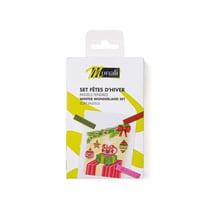 Set de mini pastels tendres - Monali - Fêtes d'hiver