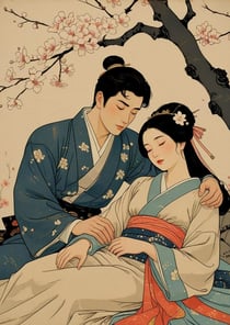 Con-Hon Manga Notizbuch A4 | 100 Seiten blanko | Prinz und Prinzessin | FSC-Papier : Con-Buch | Autogrammbuch für Cosplayer | Anime | Soft Cover | 90g/m²