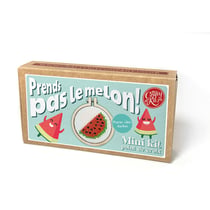 Mini kit point de croix Milpoint - Prends pas le melon !