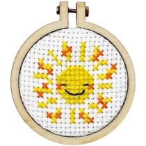 Mini kit point de croix Milpoint - Tu es mon rayon de soleil