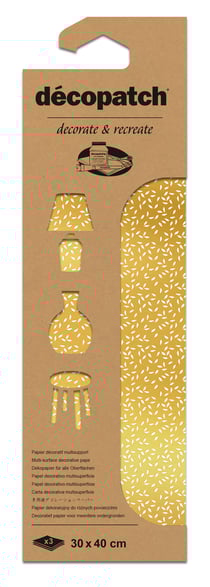 Lot de 3 feuilles Décopatch - Ref n°889 - 30 x 40 cm