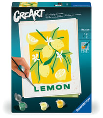 Peinture au numéro Ravensburger - CreArt  - Citron - 18 x 24 cm