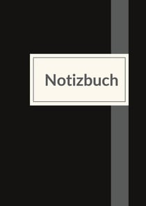 Notizbuch für die Arbeit - A5 liniert - 100 Seiten 90g/m² - Soft Cover schwarz schlicht - FSC Papier : Notebook for work - A5 lined - white paper