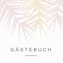 Gästebuch gebunden 1000 Seiten - quadratisch 21 x 21 cm - weißes Papier 90g/m² - FSC Papier : Schon gestaltet mit Leseband - Hardcover blanko - für Hochzeit, Geburtstag, Taufe