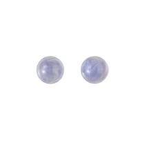 Lot de 2 cabochons en résine bleu Créalia - 12 mm