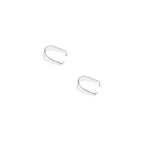 Lot de 2 bélières pendentif Créalia - Acier inoxydable - Argent - 7 mm