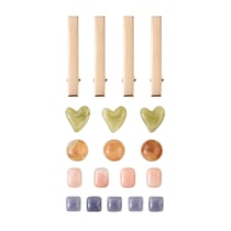 Coffret barrettes en résine x4 - Créalia