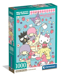 Puzzle Compact 1000 pièces - Hello Kitty - Clementoni