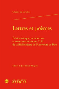 Lettres et poèmes : Édition critique, introduction et commentaire du ms. 1134 de la Bibliothèque de l'Université de Paris