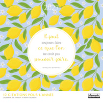 Calendrier 2027 Pictura - Citations - 30 x 30 cm