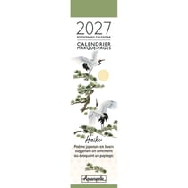 Calendrier marque-pages 2027 Pictura - Illustration Haiku