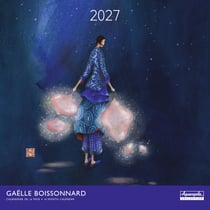 Calendrier 2027  Pictura - Gaëlle Boissonnard : Traverser la nuit - 30 x 30 cm