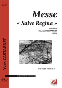 Messe « Salve Regina » pour choeur (SATB) et orchestre : conducteur A3