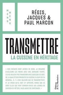 Transmettre : La cuisine en héritage - Menu menu