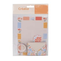 Set papiers Créalia - Floraux pastel