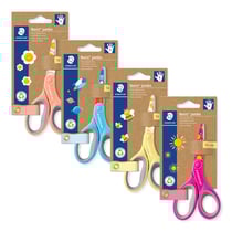 1 paire ciseaux à lame 14 cm bouts arrondis Noris Jumbo - Staedler - Coloris aléatoire