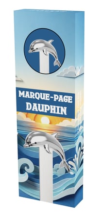 Marque-page Dauphin - MétalMorphose