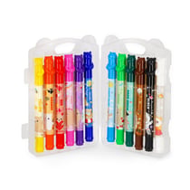 Lot de 12 feutres pointe moyenne - Legami - Pastel - Teddy Friends
