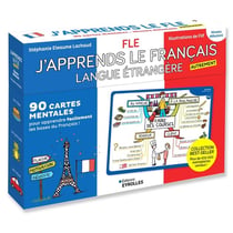 J'apprends le français langue étrangère autrement : 90 cartes mentales pour apprendre facilement les bases du français ! Niveau débutant