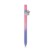 Stylo bille rétractable Legami - Chat - bleu