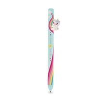 Stylo bille rétractable Legami - Licorne - rose