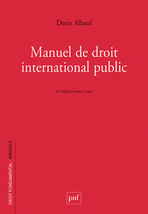 Manuel de droit international public