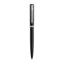 Stylo bille Waterman® Allure Impression Noir CT - Laque noire avec finition palladium - Pointe moyenne - Avec une recharge d'encre bleue