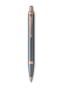 Stylo bille Parker - IM Touche Finale ardoiser - Bleu - Pointe moyenne